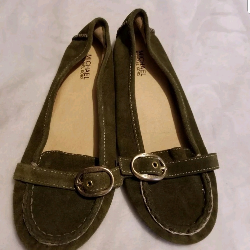 Michael Kors Driving Moc Olive